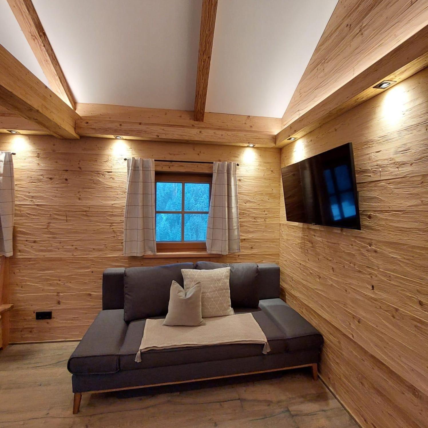 Huette Neuhaus Villa Annaberg im Lammertal Luaran gambar