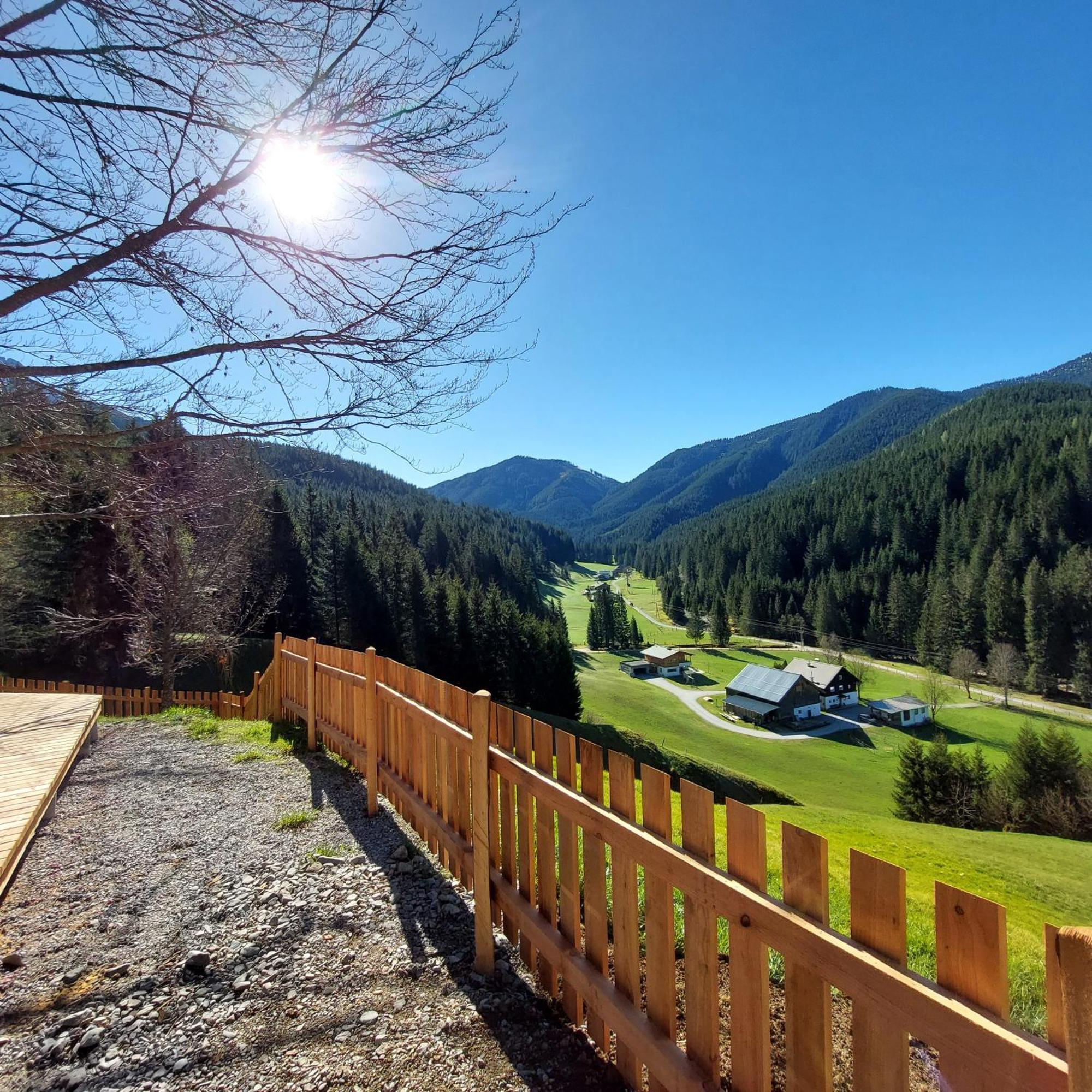 Huette Neuhaus Villa Annaberg im Lammertal Luaran gambar