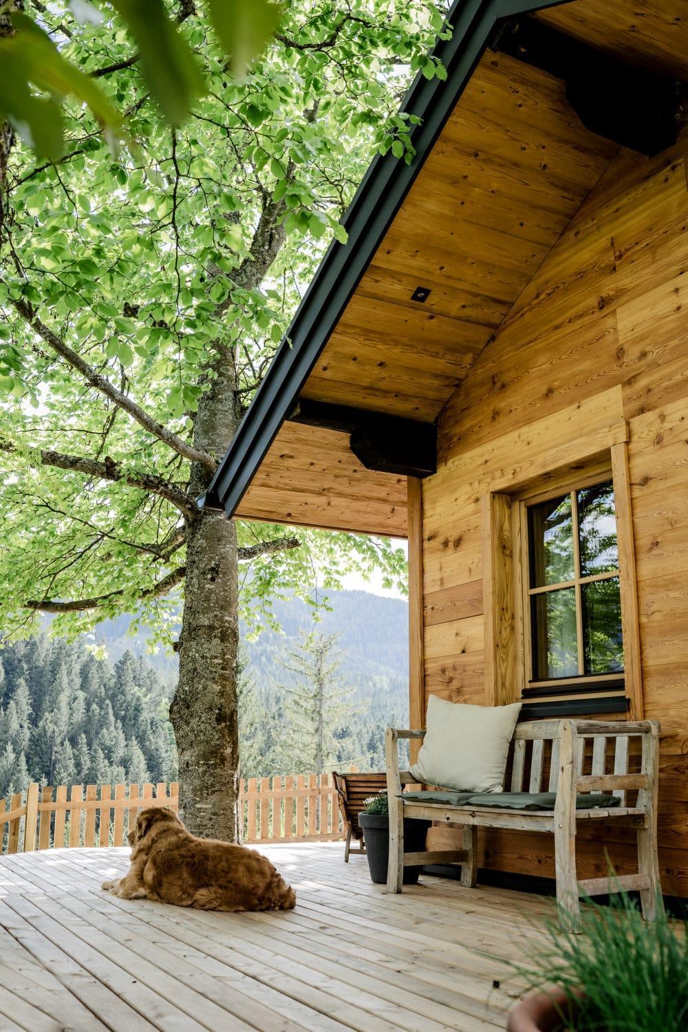 Huette Neuhaus Villa Annaberg im Lammertal Luaran gambar